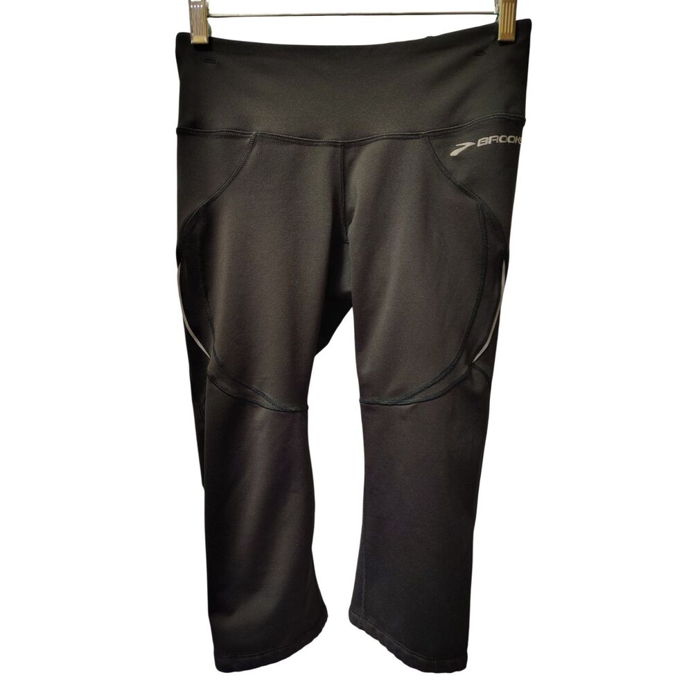 Brooks Black Capri Running‎ Leggings